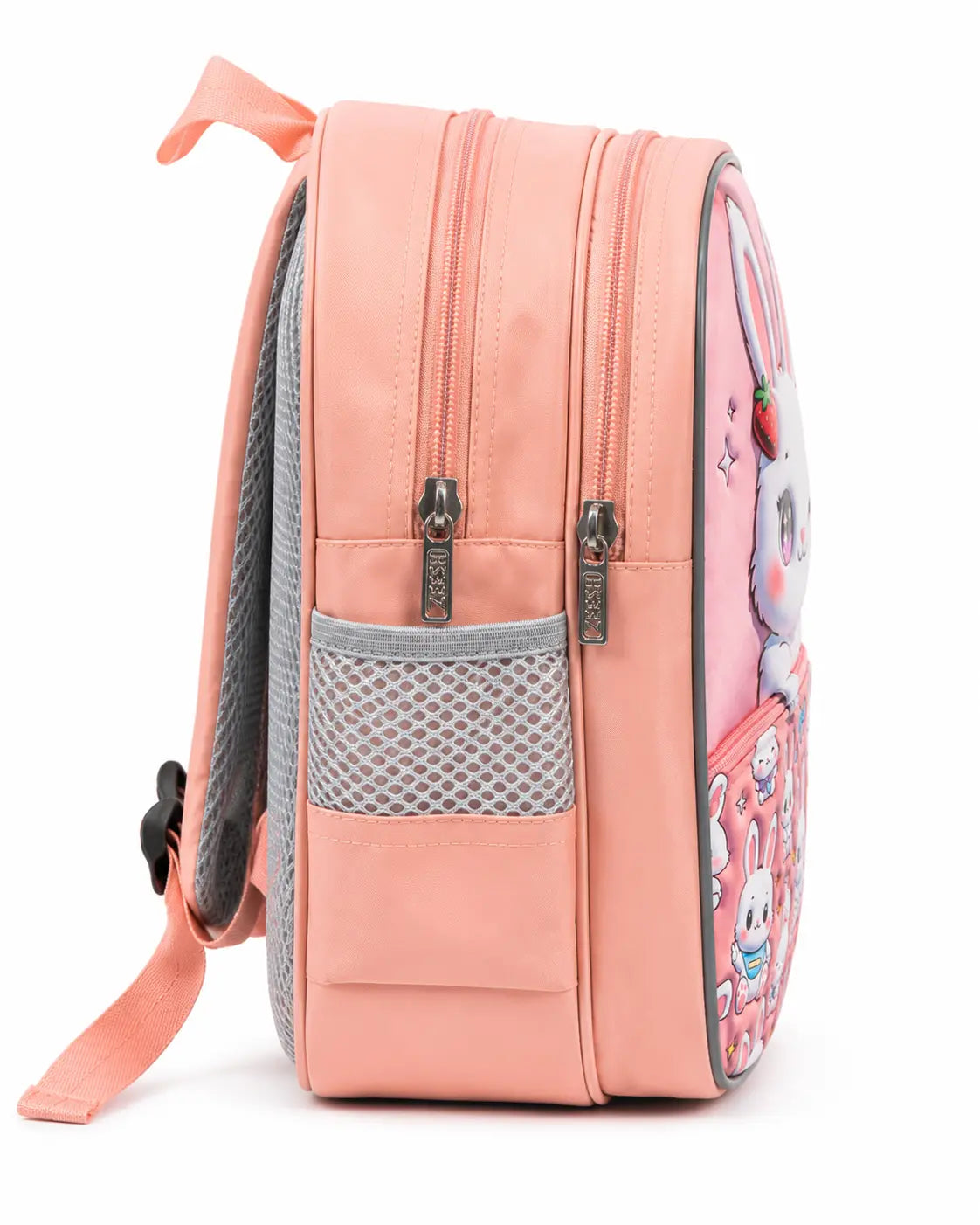 Cute Bunny School Bag for Girls – Nursery & Play Group Backpack | Lightweight Kids School Bag (Pink)