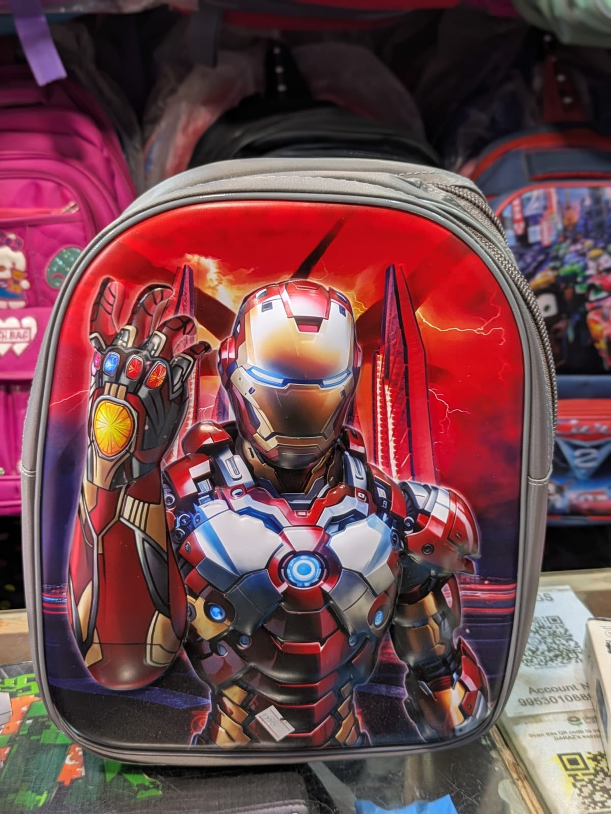 🦸‍♂️🔥 IRON MAN CARTOON SCHOOL BAGS 🔥🦸‍♂️