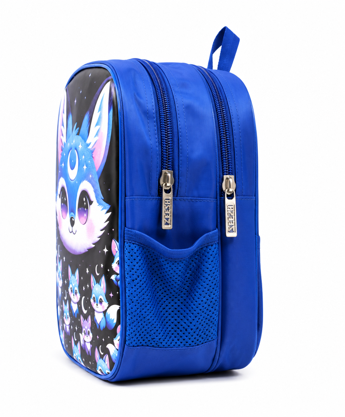 Cute Blue Fox School Bag for Girls – Nursery & Play Group Backpack | Lightweight Kids School Bag