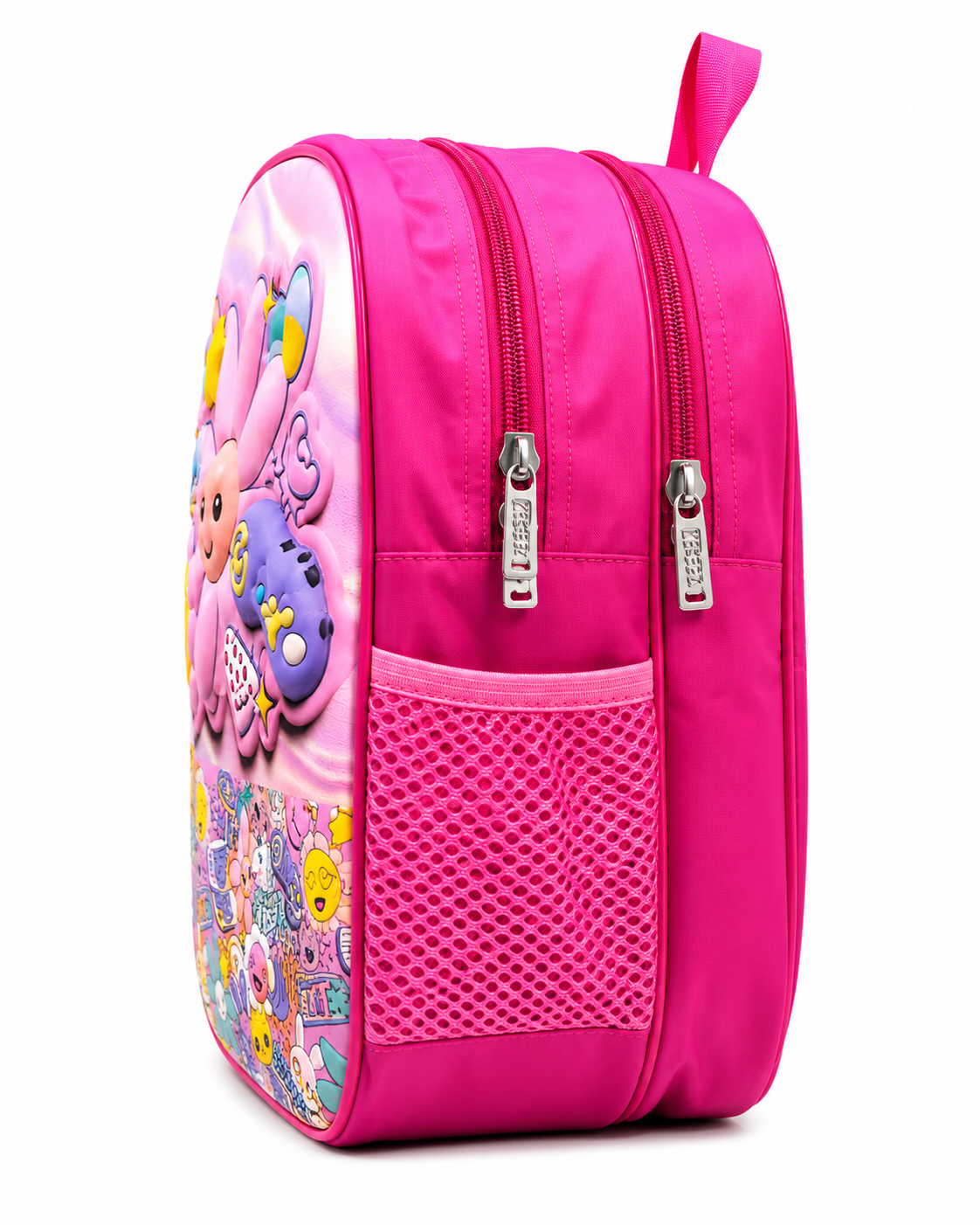 Cute Pink Flower School Bag for Girls – Nursery & Play Group Backpack | Lightweight Kids School Bag